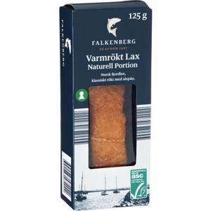 Falkenberg Varmrökt Lax Naturell Portionsbit