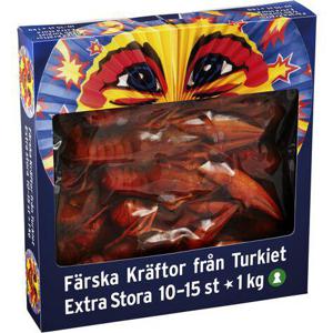 Pandalus Färska Kräftor Turkiska