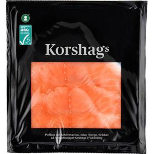 Korshags Rimmad Laxfilé Skivad ASC 100g