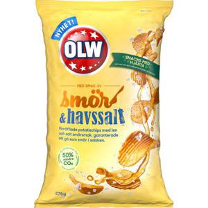 OLW Chips Smör & Havssalt 275g