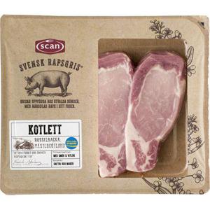 Scan Kotlett Rapsgris 450g