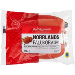 Nyhlens Hugosons Norrlandsfalukorv 65% 800g Nyhléns Hugosons