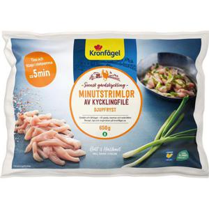 Kronfågel Kyckling Minutstrimlor Fryst 650g