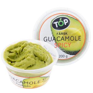 Frukt & Grönt Guacamole Färsk Spicy 90% Avokado 200g Top