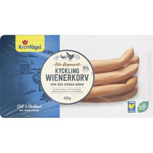 Kronfågel Kycklingwienerkorv 300g
