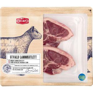 Scan Utvald Lammkotlett ca 435g