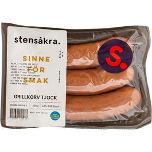 Stensåkra Grillkorv Tjock 300g