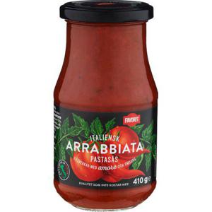 Favorit Pastasås Arrabiata 410g