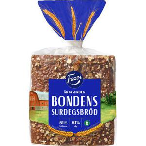 Fazer Bageri Bondens Surdegsbröd 500g Fazer