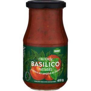 Favorit Pastasås Basilico 410g