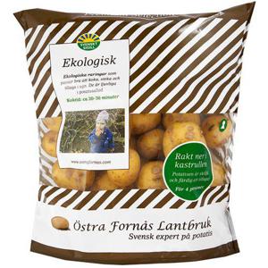 Frukt & Grönt Potatis Kok/Fast EKO 1kg Klass2