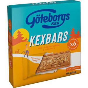 Göteborgskex Kexbars Jordnöt Granola 6-p Göteborgs Kex