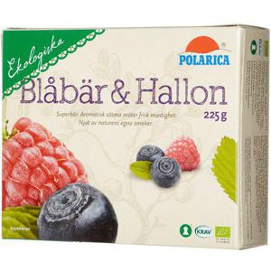 Polarica Bär Hallon/Blåbär Frysta EKO/KRAV 225g Polarica