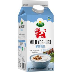 Arla Ko Yoghurt Mild Naturell 3% 1500g