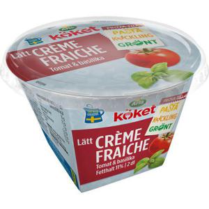 Arla Köket Crème Fraiche Lätt Tomat & Basilika 11% 2dl Arla