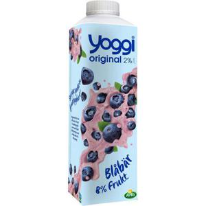 Yoggi Original Blåbär 1L Arla