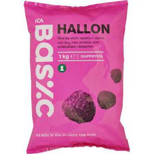ICA Basic Hallon Fryst 1kg