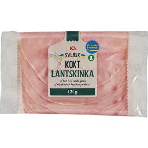 ICA Lantskinka Kokt 120g