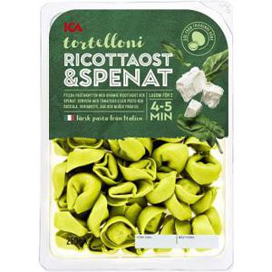 ICA Tortelloni Ricotta Spenat 250g