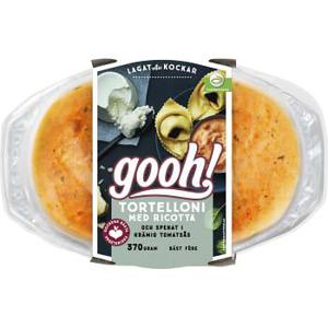 Gooh Tortelloni med ricotta & spenat 370g