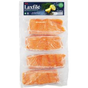 ICA Laxfilé Fryst 4-p 560g