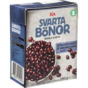 ICA Bönor Svarta 380g