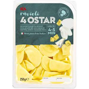 ICA Ravioli fyra ostar 250g
