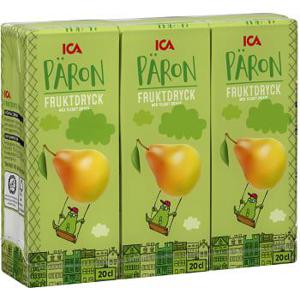 ICA Fruktdryck Päron 3-p 60cl