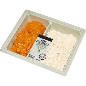 ICA Korvstroganoff med ris 400g