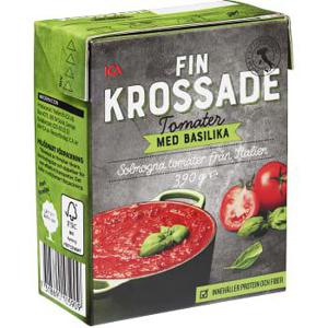 ICA Finkrossade Tomater Basilika 390g