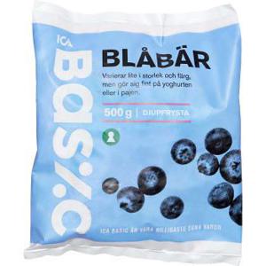 ICA Basic Blåbär odlade 500g