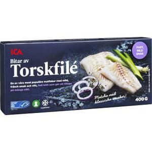 ICA Torskfilé Fryst 400g