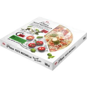 ICA Pizza Färsk Pesto mozzarella 506g
