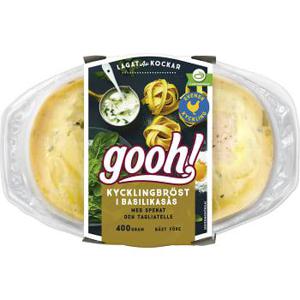 Gooh Kycklingbröst i basilikasås med spenat & tagliatelle 400g