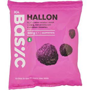 ICA Basic Hallon Fryst 500g
