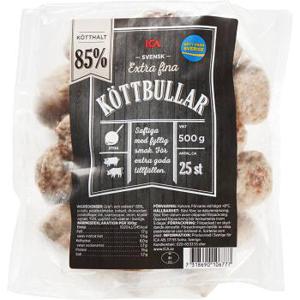 ICA Extra fina köttbullar 500g
