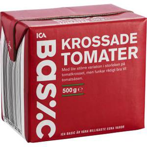 ICA Basic Krossade Tomater 500g