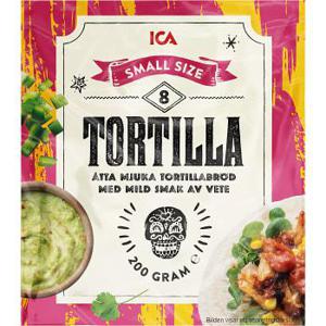 ICA Soft tortillas Small 8-p 200g