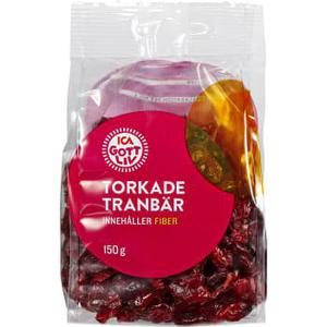 ICA Gott liv Tranbär Torkade 150g