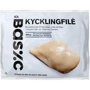 ICA Basic Kycklingbröstfilé 900g
