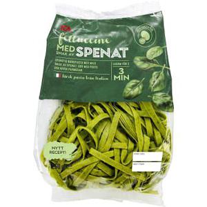 ICA Pasta Fettuccine Spenat Färsk 250g