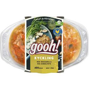 Gooh Kycklinglårfilé med mozzarella & dinkelvete 400g