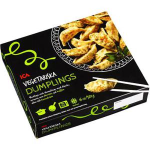 ICA Djupfrysta Vegetariska Dumplings 320g