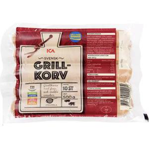 ICA Grillkorv 500g