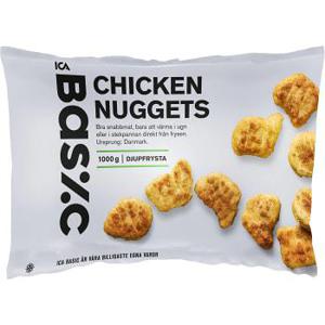 ICA Basic Chicken nuggets Fryst 1kg