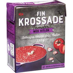 ICA Finkrossade Tomater Vitlök 390g