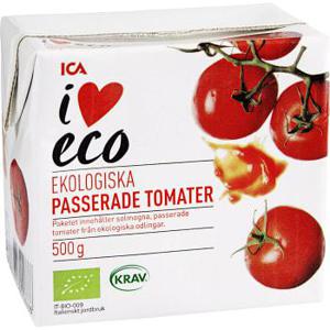 ICA I love eco Passerade Tomater 500g KRAV