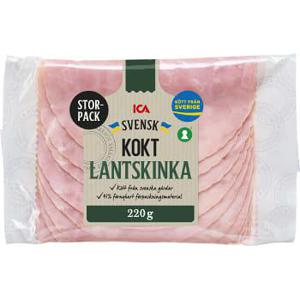 ICA Kokt Lantskinka 220g