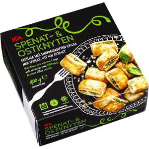 ICA Spenat- & ostknyten Fryst 400g