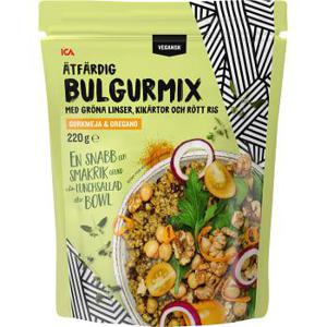 ICA Bulgurmix Gurkmeja & Oregano Ätfärdig 220g